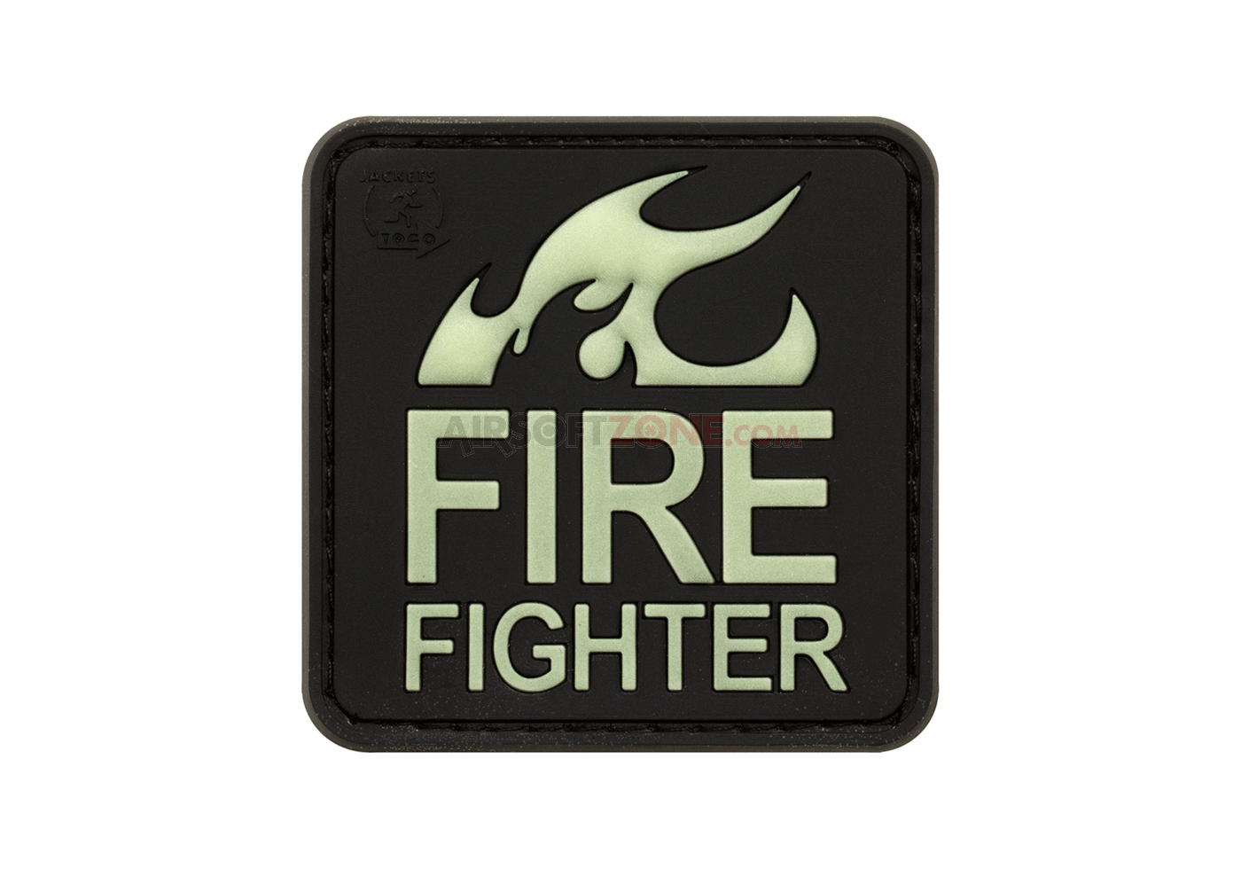 PATCH CAUCIUCAT - FIRE FIGHTER - GLOW IN THE DARK